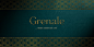 国外经典大气时尚广告用线衬英文字体Grenale系列48个