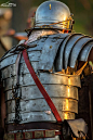 Roman armor...especially good to see how the pieces fit together on the backside.: 