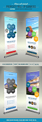 Hexa Property Roll-Up Banner - Signage Print Templates