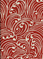 Make Waves - Red Sea - asian - fabric - other metro - Calvin Fabrics