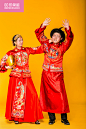 搞怪有趣的中式婚纱照《天下无双》杭州客片-来自80印象馆客照案例 |婚礼时光