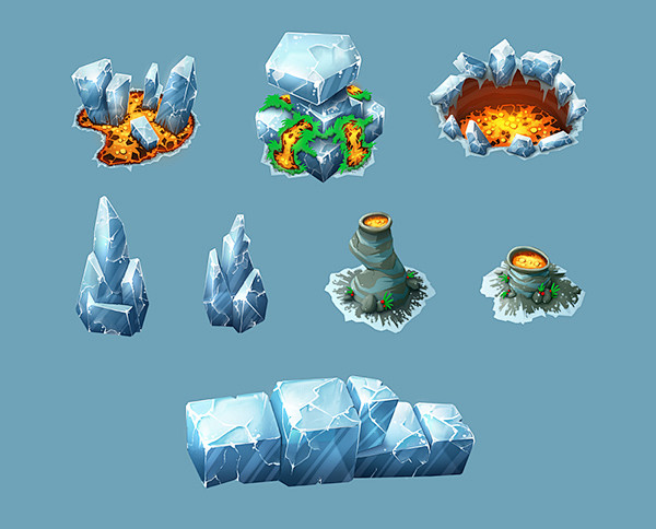 Art assets for Go Go...