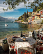 Peaceful spot  Varenna, Como Lake, Italy. Photo by @seleznev.photo