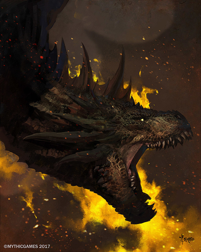 Dragon cover art, Ba...