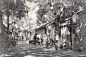 独创宽铅笔素描，绘出北京老胡同一段珍贵的历史