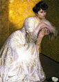 Lilla Cabot Perry - The Yellow Screen | Flickr - Photo Sharing!