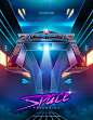 Vaporwave Room: Space Paranoids by Cristian M. Ruiz Parra, via Beh...