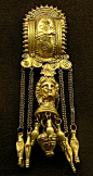 etruscan gold earring