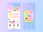 VIP+ vip app animation c4d gradient colorful icon ui iphonex