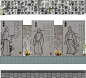 sketchup古典园林景观新中式景墙浮雕墙文化墙雕塑SU模型LS2-4-淘宝网