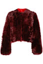 CALVIN KLEIN 205W39NYC | 超大款羊驼毛短款外套 | NET-A-PORTER.COM