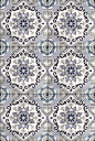 Wow your house guests with this bold, Moroccan inspired pattern tile on carrara marble.  Lay this blue decorative tile on your floor or install it as a backsplash on the wall to create a focal point in any renovation.