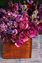 ❥ lilacs and ranunculus