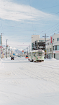 北海道的雪。  摄于：土司在拍照