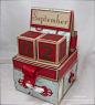 Crafting with Class: Teacher Gifts- Calendar Cube Tutorial