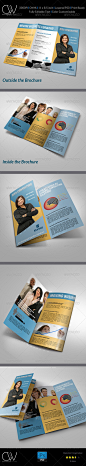 Corporate Business Tri-Fold Brochure | Brochure Tri-Fold #采集大赛#