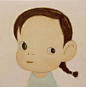 大头娃娃、Nara Yoshitomo、可爱 梦游娃娃、奈良美智插画、sitri