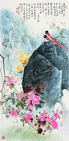 季子乌采集到国风花鸟人/山水古画