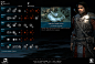 UX/ UI Character/Skills Screen- Shadow of War, Stephen Whetstine : I had the pleasure of designing and developing the look and feel of the UI (User Interface) for "Shadow of War." Not only was I responsible for the UX flow but the look of the ov