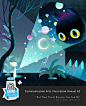 award Cat dream fantasy moon night Picture book