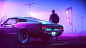 General 1920x1081 1967 Mustang Fastback car vehicle Retrowave  retrowave synthwave neon Drive