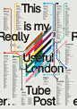 London Tube Poster海报 平面 排版 【之所以灵感库】