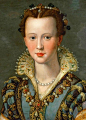 Alessandro Allori, Maria de’ Medici, c.1555#古典油画#@北坤人素材