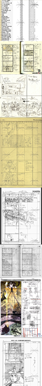 【33本动画分镜集】日本动画分镜教程参考设计资料素材【合集】