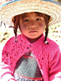 little girl in Peru