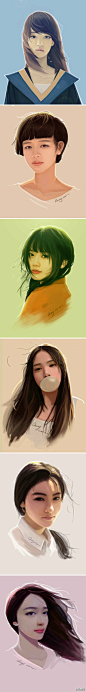 插画师@长伟韦 作品，一种画风一个女孩，清新治愈http://huaban.com/boards/1626855/?md=huaban_weibo #采集大赛#
