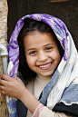 faith-in-humanity:

Veiled young girl smiling - Yemen by Eric Lafforgue on Flickr.
