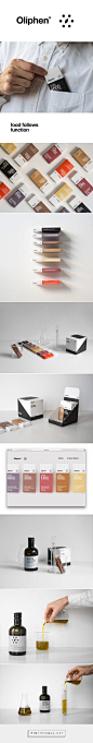 Oliphen - Food Follows Function packaging designed by Typical.​ - http://www.packagingoftheworld.com/2015/12/oliphen-food-follows-function.html