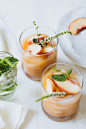 5 Minute White Peach Margaritas | The Clever Carrot
