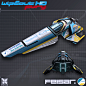 WipEout FURY - Feisar FURY - PlayStation 3 In-game Model, Dean Ashley : WipEout HD Fury was released on the PlayStation Store worldwide on 23 July, 2009. 'Fury' is a DLC pack that consists of new modes, new tracks, and new 'concept' ship models.  Fury had