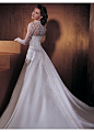 Stunning Satin A-line Strapless Neckline Wedding Dress by Dressilyme.com