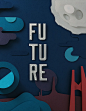 Create your Future - Paper Craft : We have posted about paper illustrations so many times, however it seems that there's always a new project that blows our minds and makes us feel obligated to share here on ABDZ.