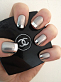 Nail Art by wearehandsome #Nail_Art #Chanel #wearehandsome