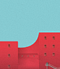 Geometric Glimpses 几何掠影 by Lino Russo - 灵感日报 : 作者Lino Russo，来自意大利那不勒斯的平面设计师兼摄影师。作品Geometric Glimpses以一系列大色块及简单的阴影变化诠释出一座座建筑的局部，有工业区、住房或街道的一角，构图有趣，手法极简，仿佛在和颜色与阴影做游戏……