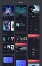 UI Kits : Kino iOS UI KIt is high quality pack to kickstart your movie projects and speed up your design workflow. Kino includes 36 iOS screen templates designed in Sketch, 4 categories (Movie, Profile & Social, Sign In & Sign Up, Navigation). Thi