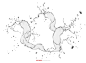 水珠水花水泡元素矢量源文件：