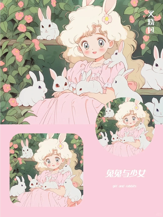 兔兔与少女系列