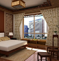 中式卧室窗帘装修效果图大全2012图片—土拨鼠装饰设计门户