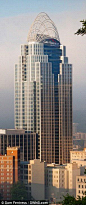 美国辛辛那提州的伟大美国大厦，高202米，伟大美国大厦耗资3.22亿美元，高202米，设计灵感来源于戴安娜王妃佩戴过的三重冕。