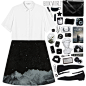 #white#black#top#skirt#balletflats#tolkien#love#book