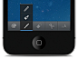 GUIs / Push Up Menu #app #ui #toolbar