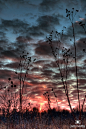 January Sunset Over Sugarcreek 1 by Jim Crotty