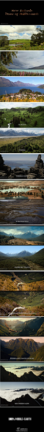 #新西兰掠影# New Zealand：Home of Middle-earth #拍摄霍比特的那些地方# O网页链接