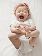 Photograph Laughing Caucasian baby girl by Gable Denims on 500px