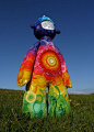 Rainbow felt man, wow!  by mr muju