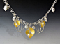 Monarch Necklace by Judith Neugebauer (Gold, Silver, 